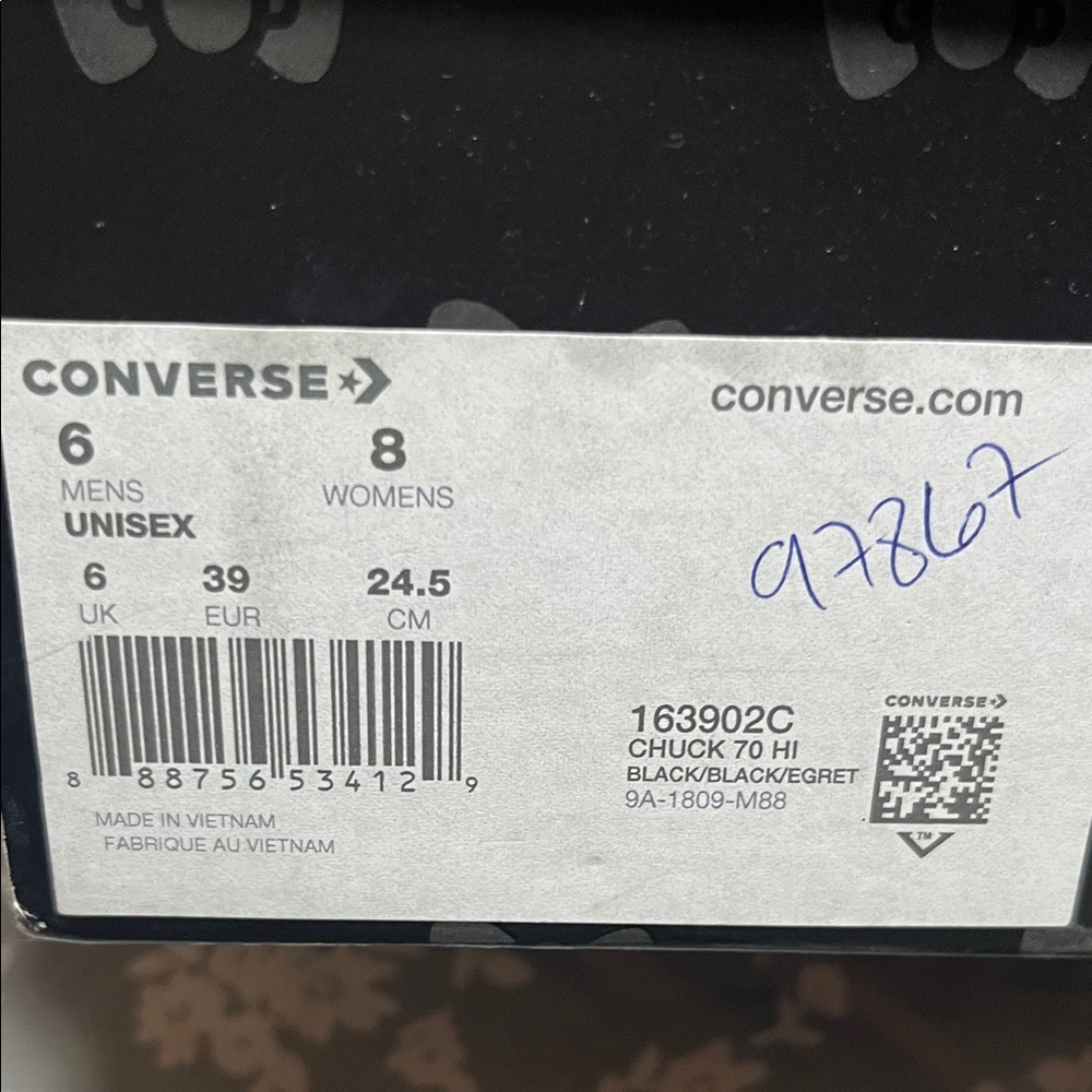 Converse Black and Cream Hello Kitty High-Tops - Picture 4 of 8